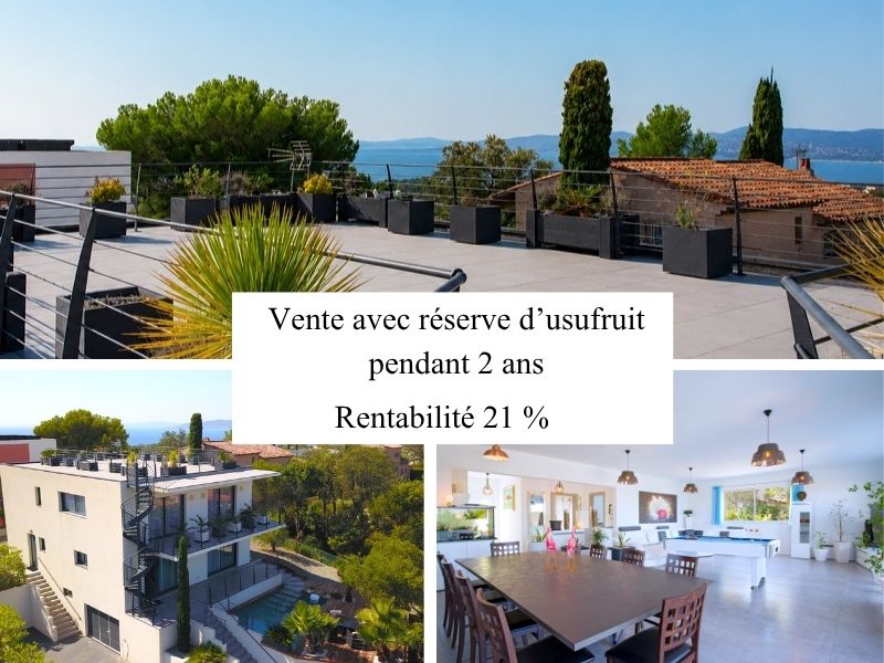 Vente avec réserve d'usufruit SAINT-RAPHAEL bouquet 1 824 320€ - ref 2911
